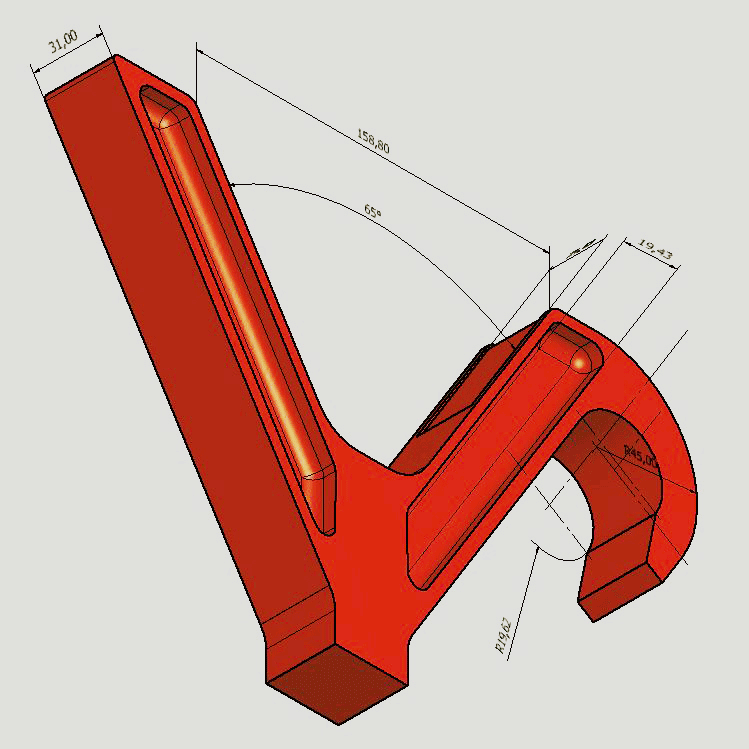 VTools head design drawing